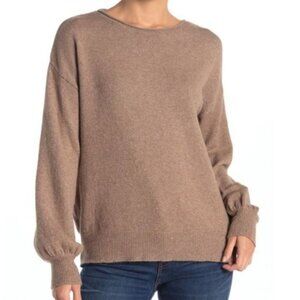 14TH & UNION NEW Crew Neck Balloon Sleeve Sweater